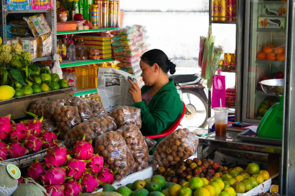 Hàng hoá thiết yếu có sẵn tại quầy